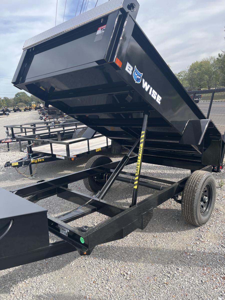 DTR5 DUMP TRAILER R LOW PROFILE 60"Wx10L 5K GVWR Image 1