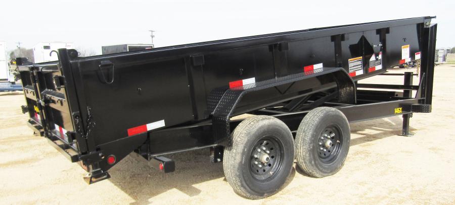 Big Tex 14GX 83″ x 14 Heavy Duty Tandem Axle Gooseneck Dump Image 3