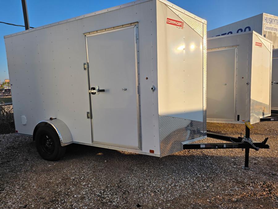 6X12 6X12 V NOSE ENCLOSED STD RAMP DOOR 3K BY CARRY ON Image 1