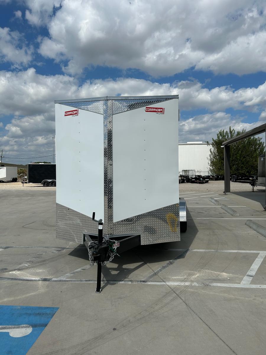 7X16 7X16 V NOSE ENCLOSED STD RAMP DOOR 7K BY CARRY ON Image 0