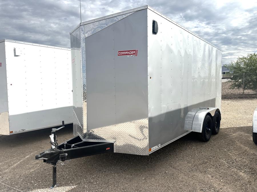 7X14 7X14 V NOSE ENCLOSED STD RAMP DOOR 7K BY CARRY ON Image 0