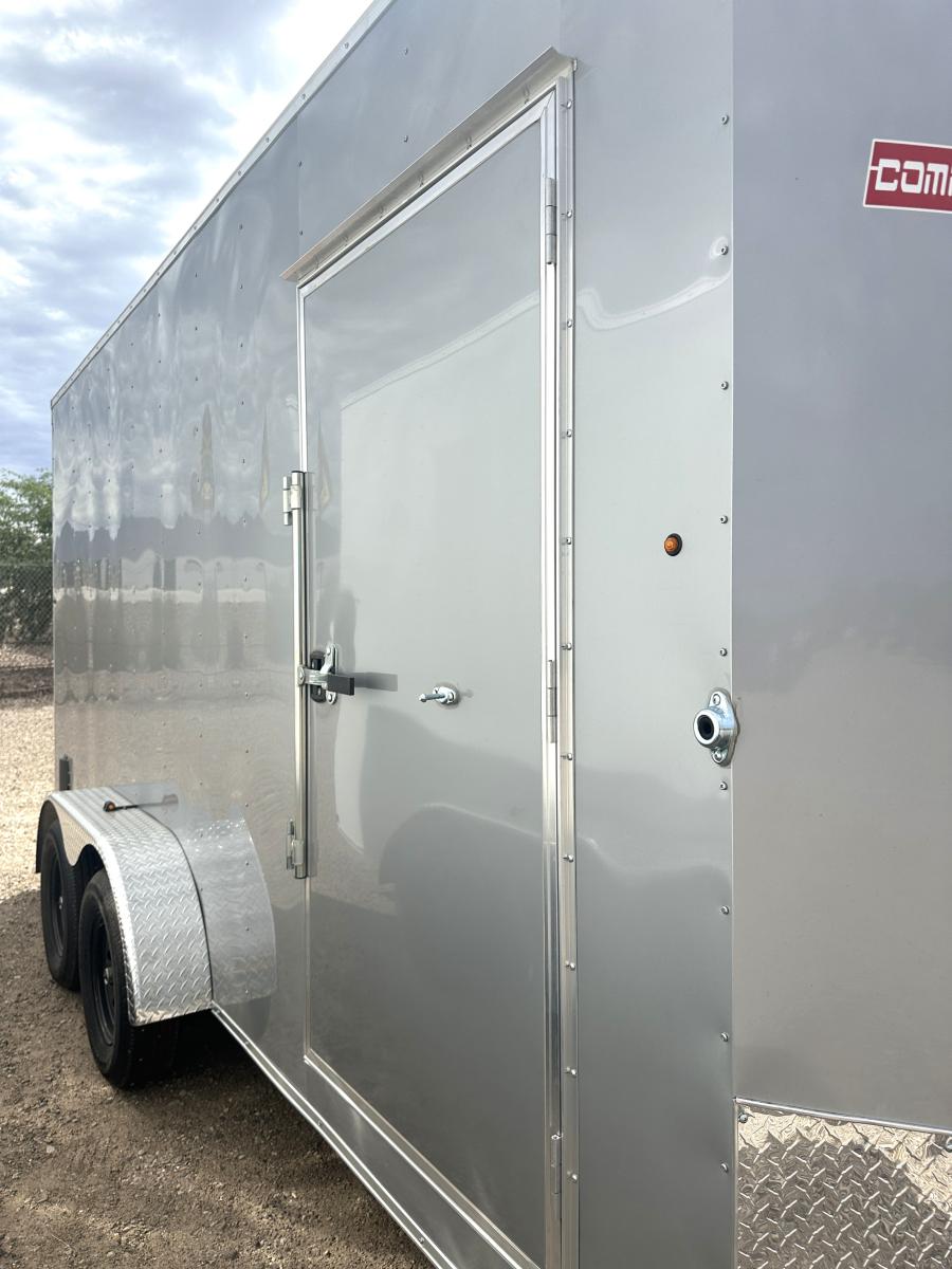 7X14 7X14 V NOSE ENCLOSED STD RAMP DOOR 7K BY CARRY ON Image 4