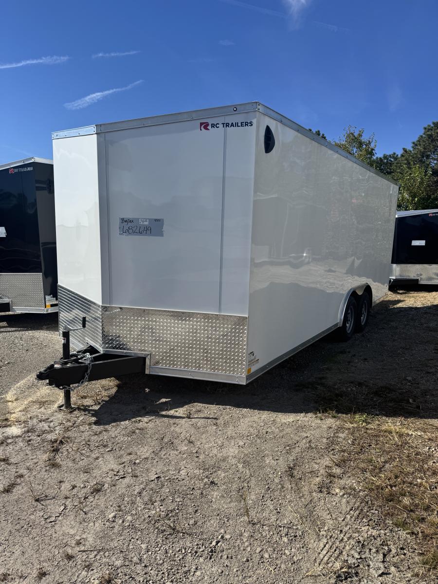 RDLX RDLX 85 x 20 TA FLAT TOP WED ENCLOSED TRAILER BY RC Image 0