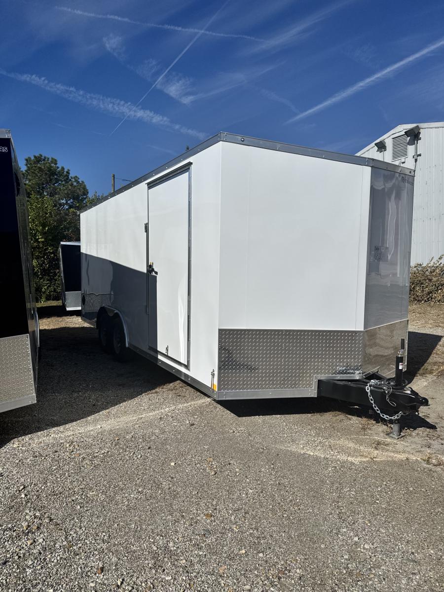 RDLX RDLX 85 x 20 TA FLAT TOP WED ENCLOSED TRAILER BY RC Image 1