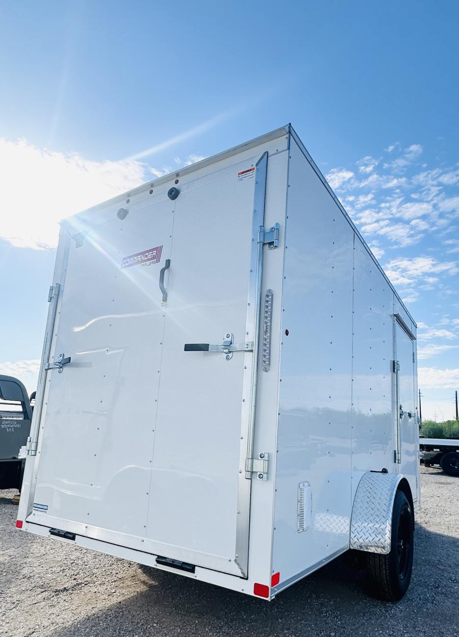 6X10 6X10 V NOSE ENCLOSED STD RAMP DOOR 3K BY CARRY ON Image 2