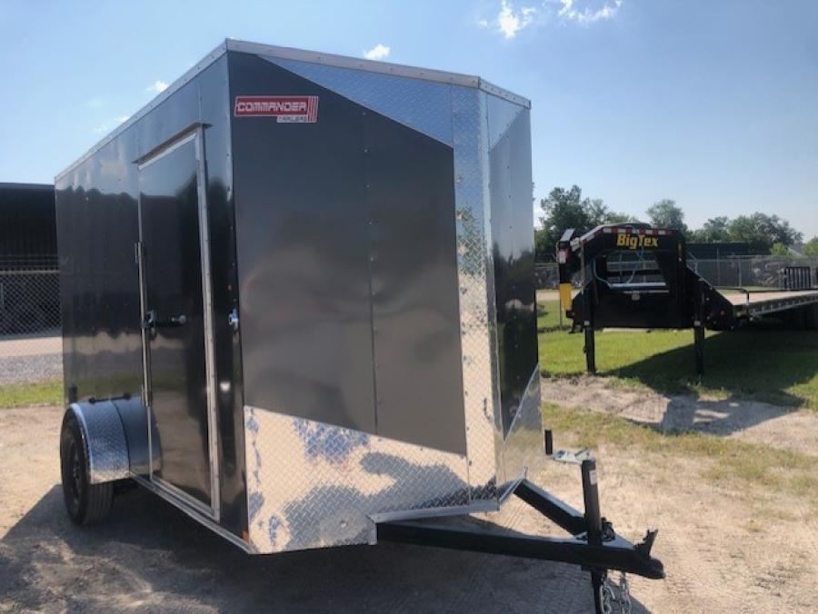 6X12 6X12 V NOSE ENCLOSED STD RAMP DOOR 7K BY CARRY ON 005307 Image 1