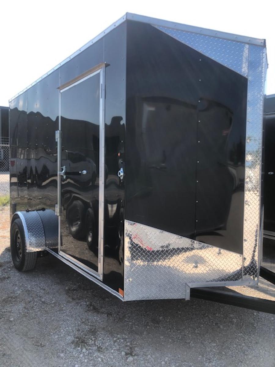 6X12 6X12 V NOSE ENCLOSED STD RAMP DOOR 7K BY CARRY ON 005306 Image 1