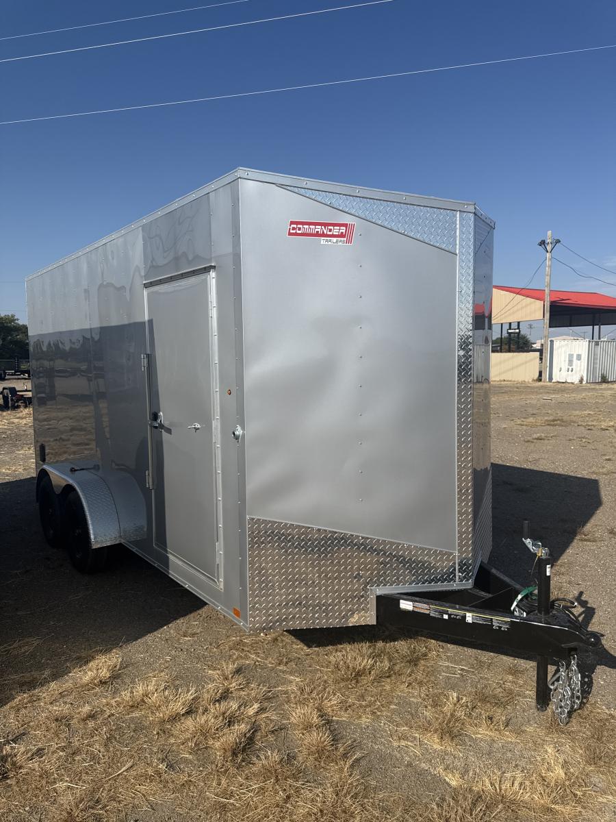 7X16 7X16 V NOSE ENCLOSED STD RAMP DOOR 7K BY CARRY ON image 0