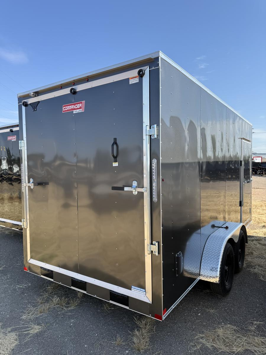 7X16 7X16 V NOSE ENCLOSED STD RAMP DOOR 7K BY CARRY ON Image 1