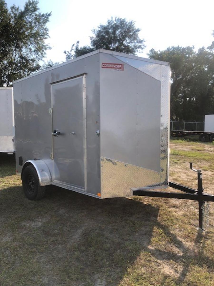 6X10 6X10 V NOSE ENCLOSED STD RAMP DOOR 3K BY CARRY ON 005304 Image 1