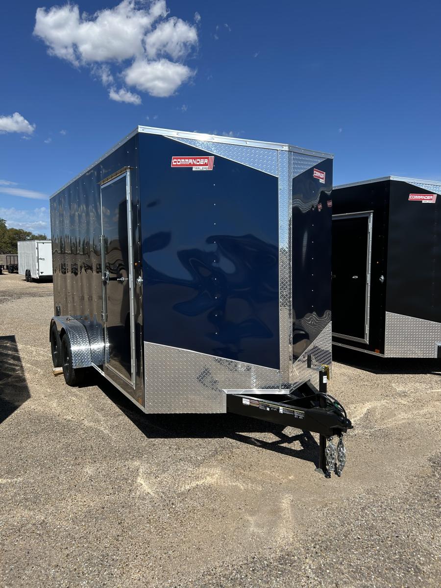 7X16 7X16 V NOSE ENCLOSED STD RAMP DOOR 7K BY CARRY ON Image 0