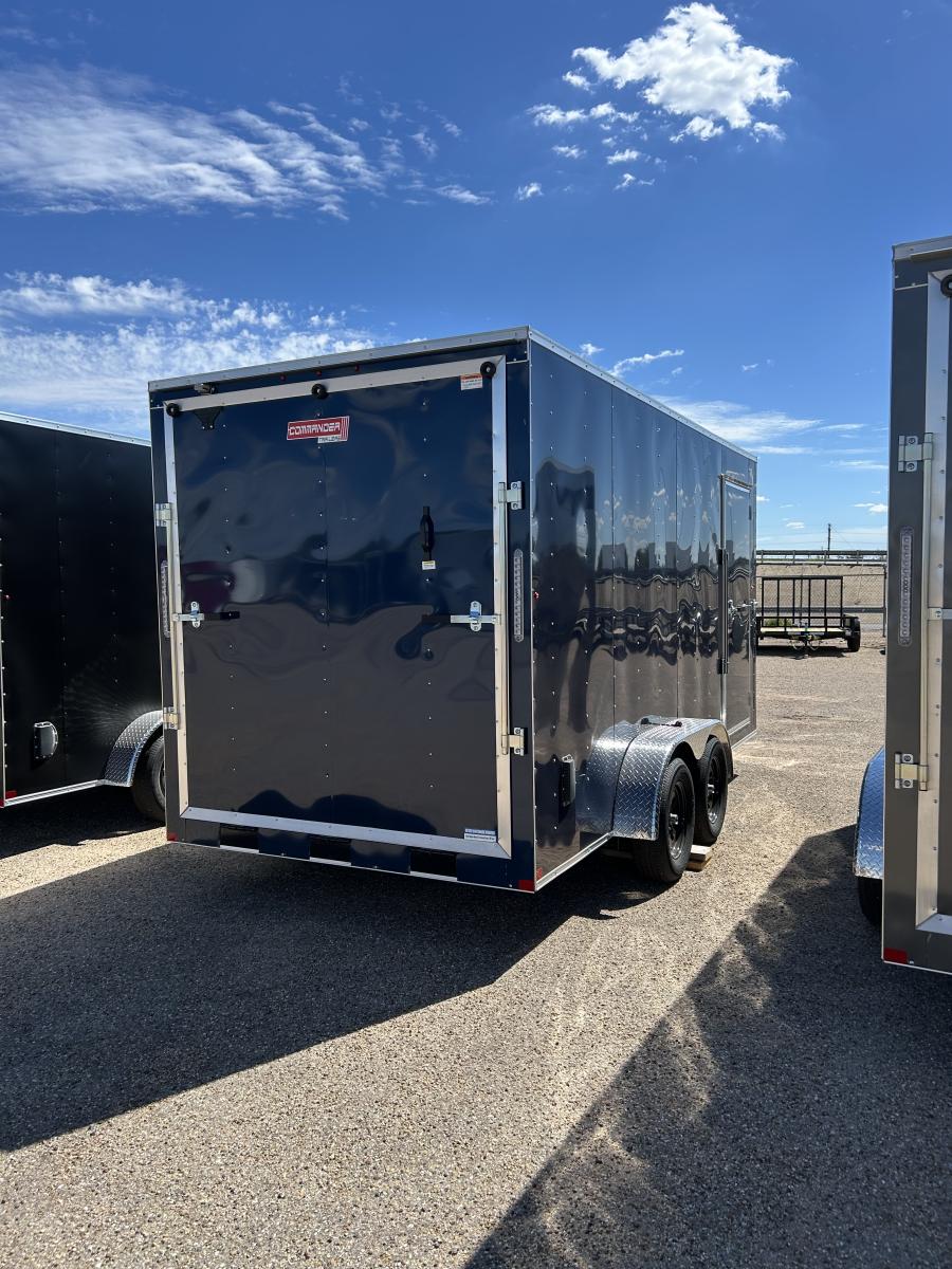 7X16 7X16 V NOSE ENCLOSED STD RAMP DOOR 7K BY CARRY ON Image 1