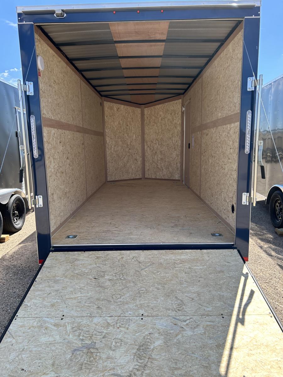 7X16 7X16 V NOSE ENCLOSED STD RAMP DOOR 7K BY CARRY ON Image 2