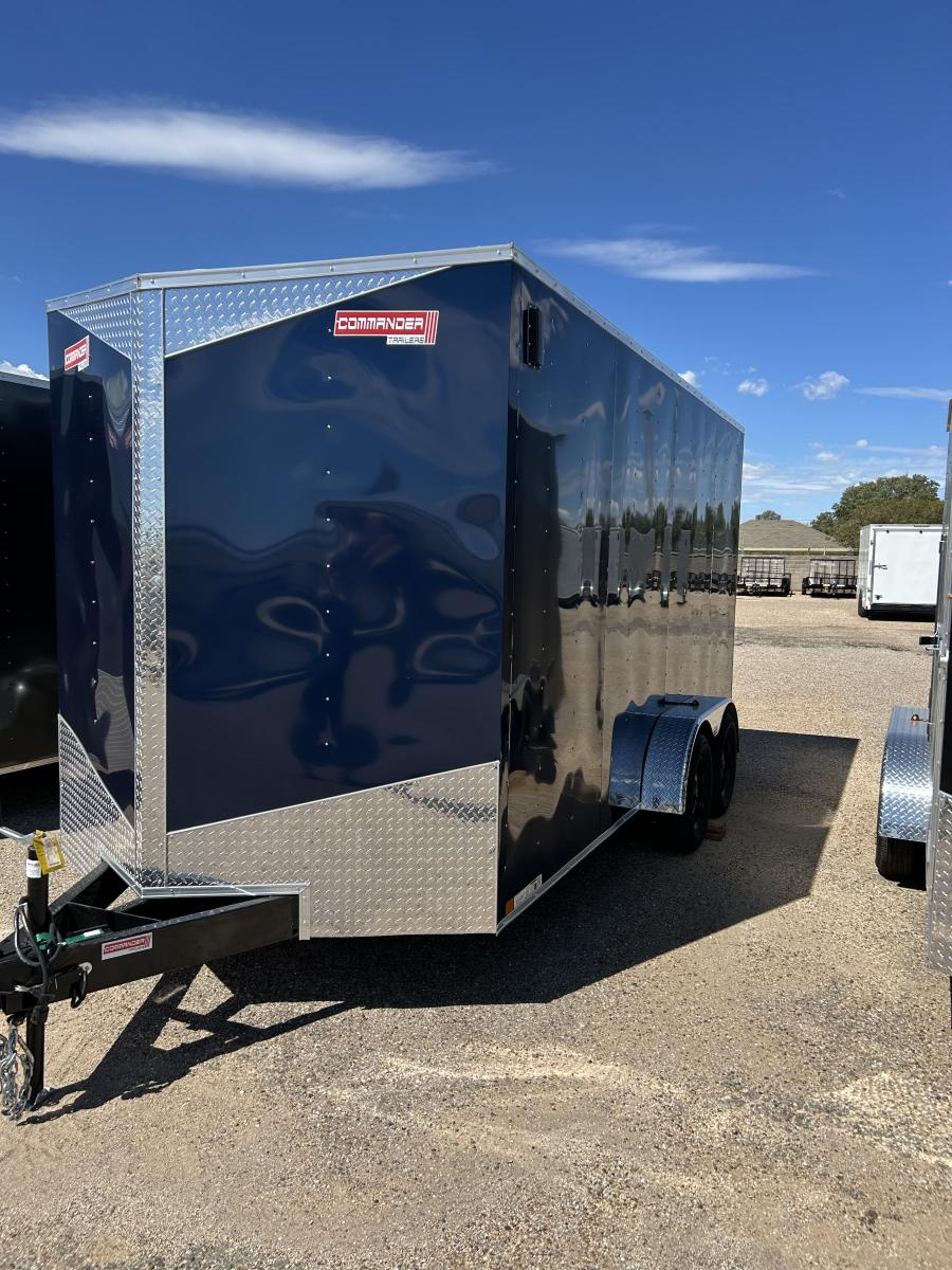 7X16 7X16 V NOSE ENCLOSED STD RAMP DOOR 7K BY CARRY ON Image 3