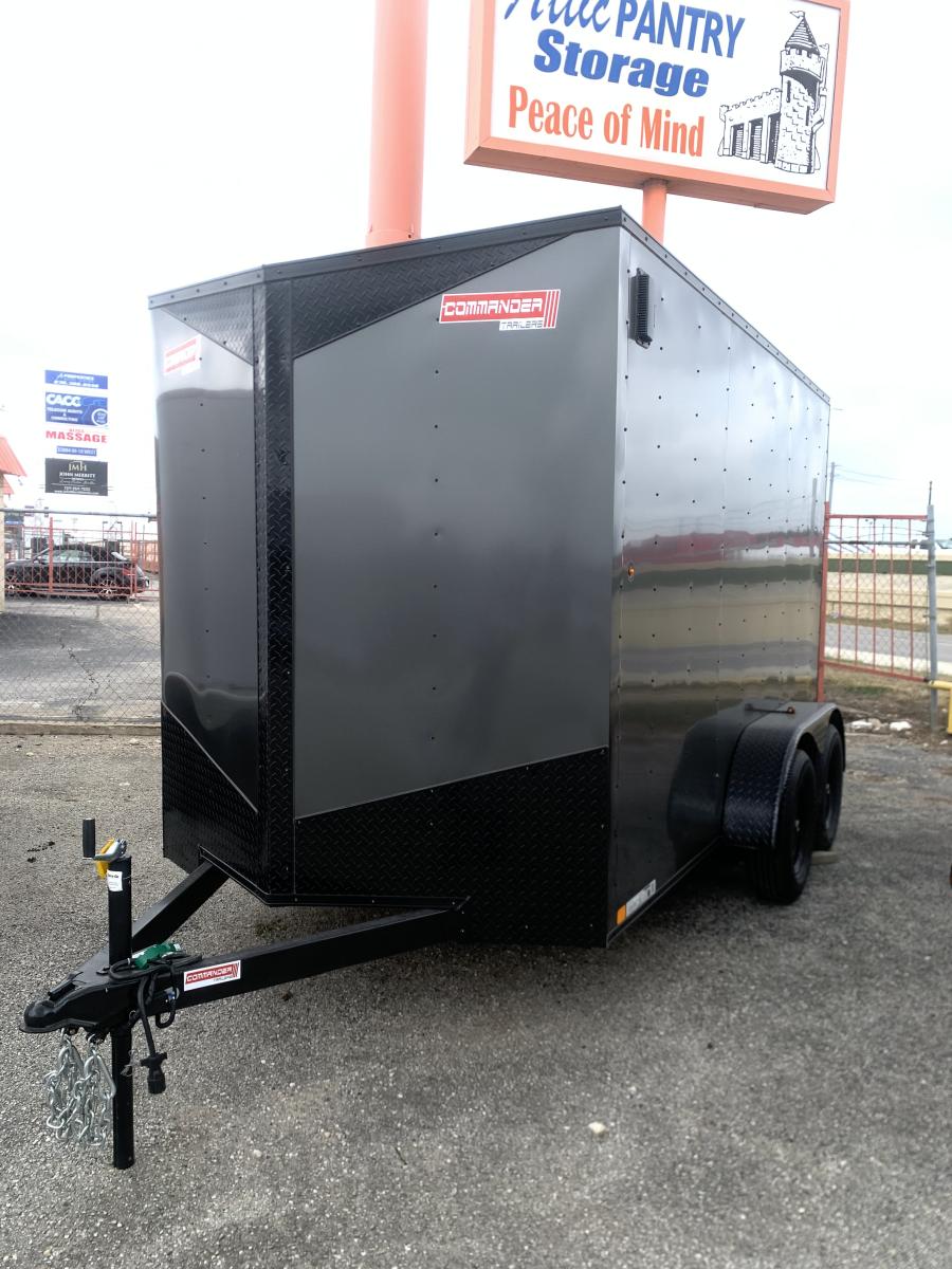 6X12 6X12 V NOSE ENCLOSED STD RAMP DOOR 7K BY CARRY ON Image 1