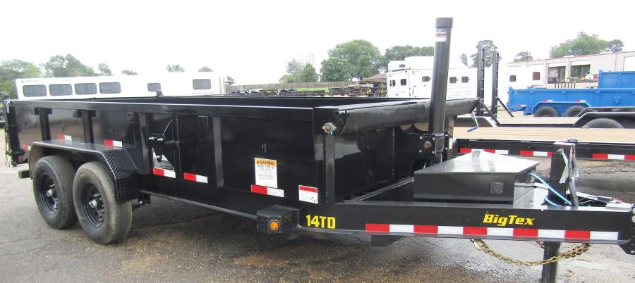 Big Tex 14TD 15.4K HD TELESCOPIC DUMP 83"x14 6SIR, BLACK Image 3