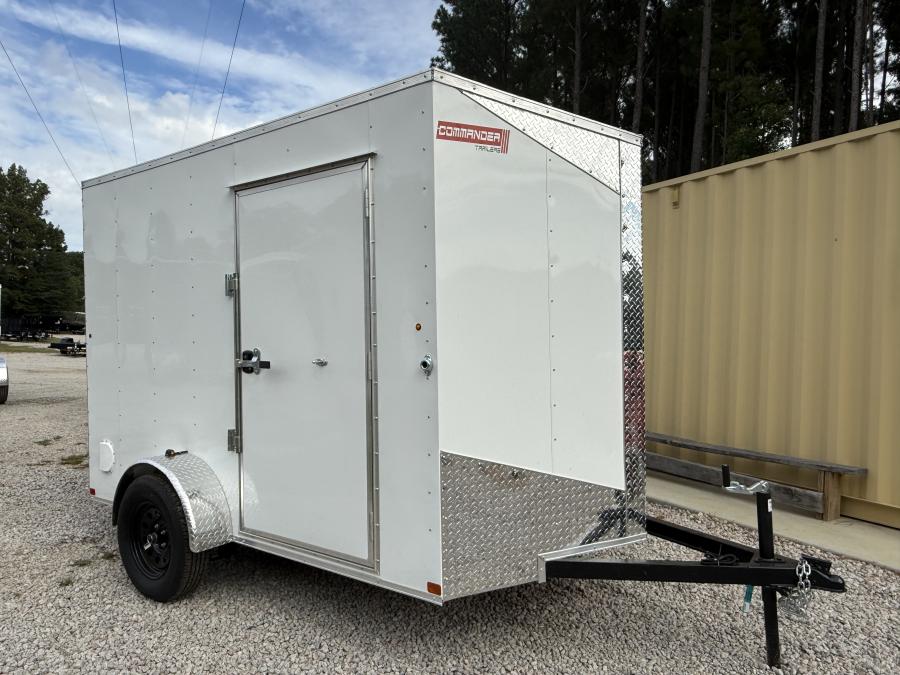 6X10 6X10 V NOSE ENCLOSED STD RAMP DOOR 3K BY CARRY ON Image 0