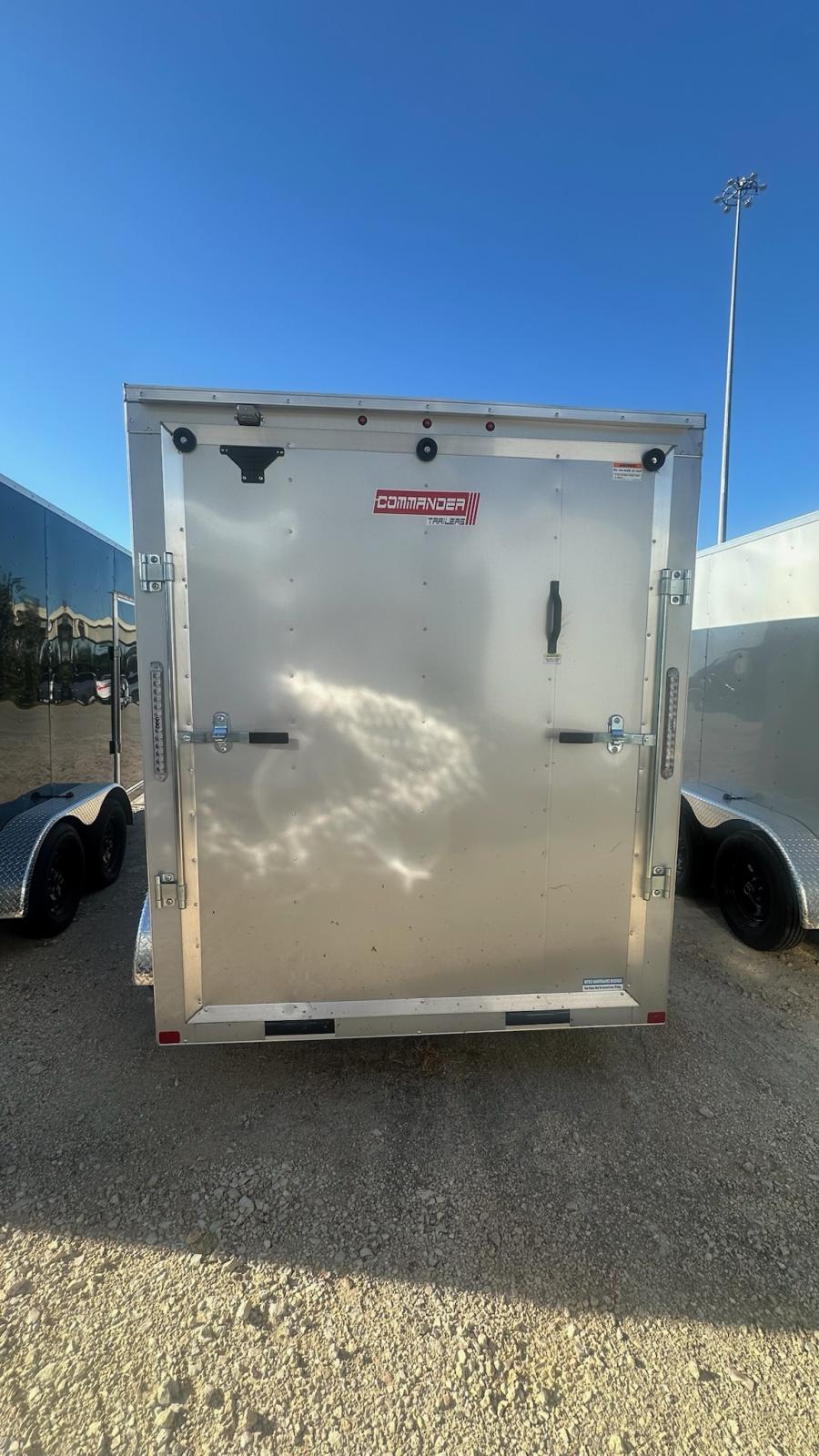 6X12 V NOSE ENCLOSED STD RAMP DOOR 7K BY CARRY ON Image 3