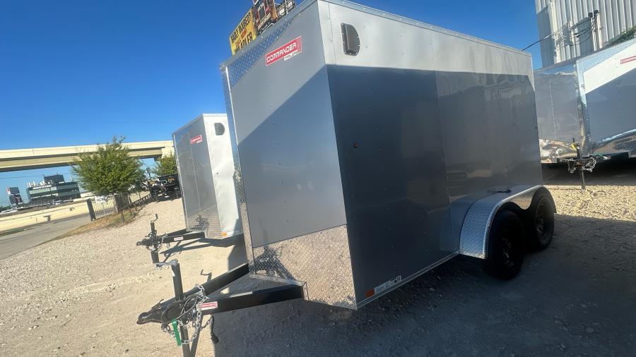6X12 V NOSE ENCLOSED STD RAMP DOOR 7K BY CARRY ON Image 2