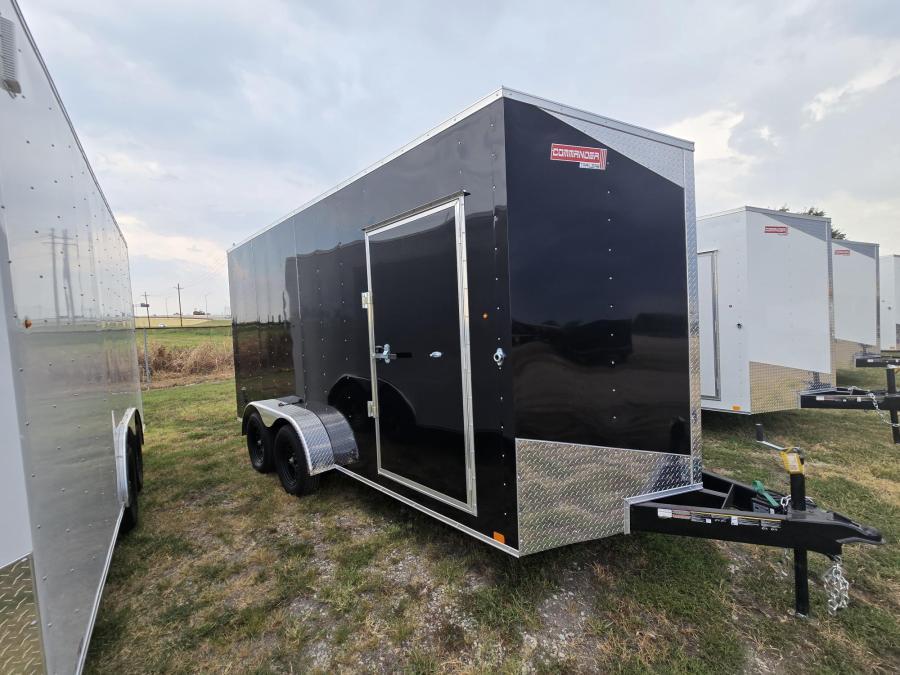 7X14 V NOSE ENCLOSED STD RAMP DOOR 7K BY CARRY ON Image 0