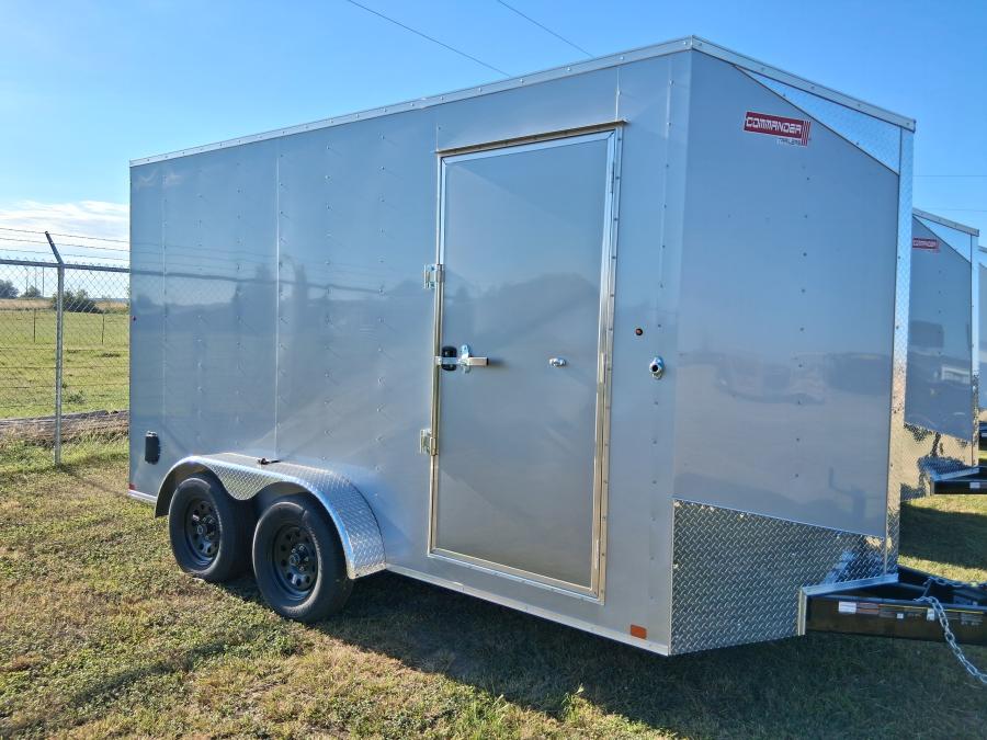 7X14 7X14 V NOSE ENCLOSED STD RAMP DOOR 7K BY CARRY ON Image 1