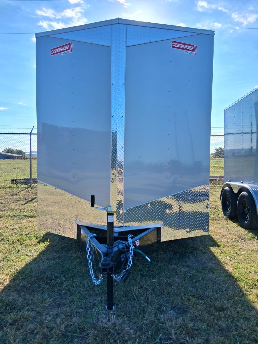 7X14 7X14 V NOSE ENCLOSED STD RAMP DOOR 7K BY CARRY ON Image 2