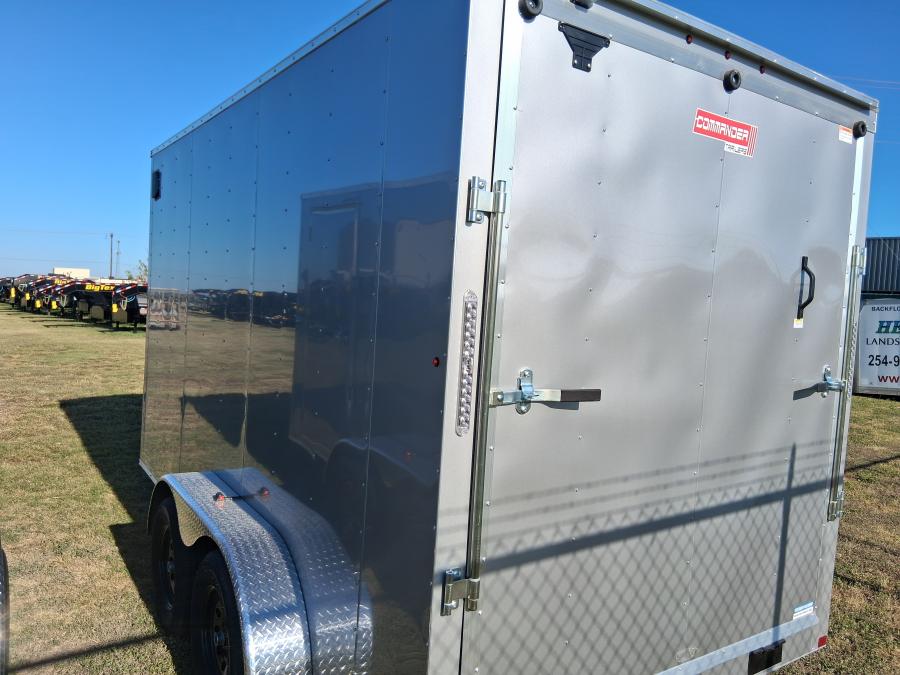 7X14 7X14 V NOSE ENCLOSED STD RAMP DOOR 7K BY CARRY ON Image 3