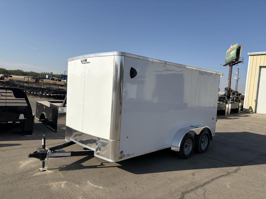 K-DX 7X14 EX DLX FLAT TOP VNOSE ENCLOSED CARGO 7K Image 0