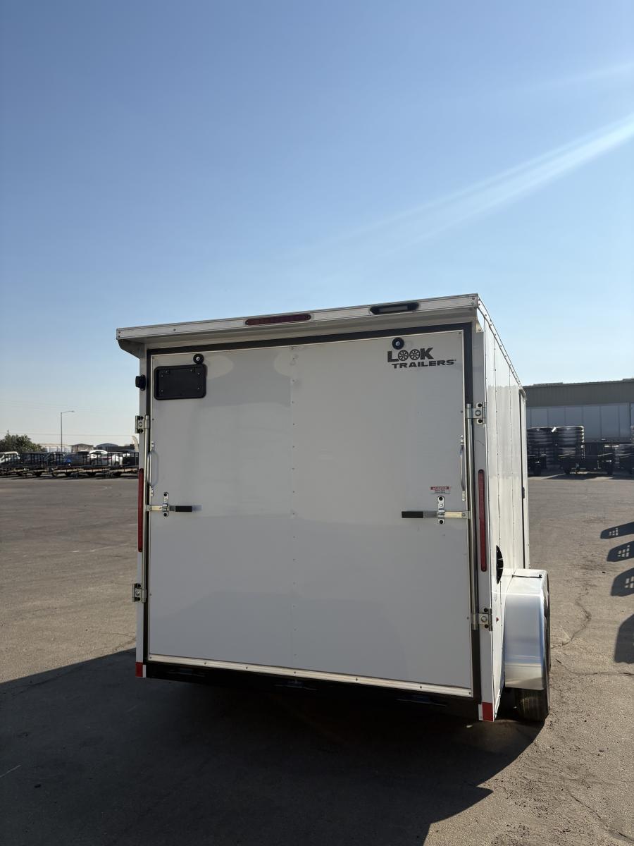 K-DX 7X14 EX DLX FLAT TOP VNOSE ENCLOSED CARGO 7K Image 1