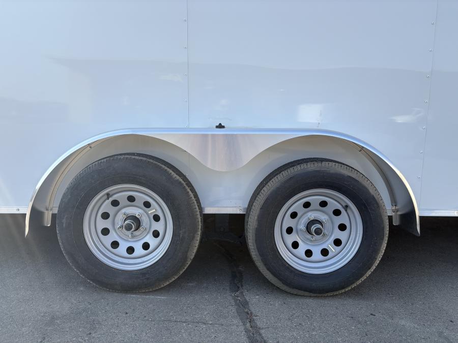 K-DX 7X14 EX DLX FLAT TOP VNOSE ENCLOSED CARGO 7K Image 3