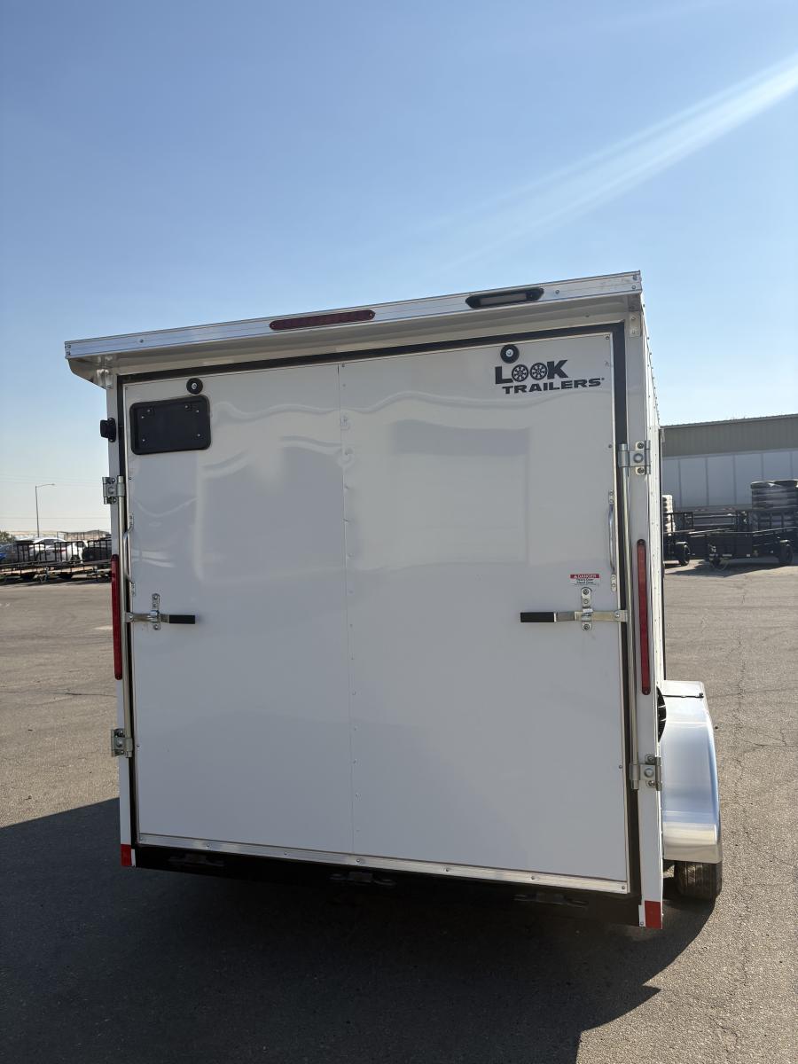 K-DX 7X14 EX DLX FLAT TOP VNOSE ENCLOSED CARGO 7K Image 1