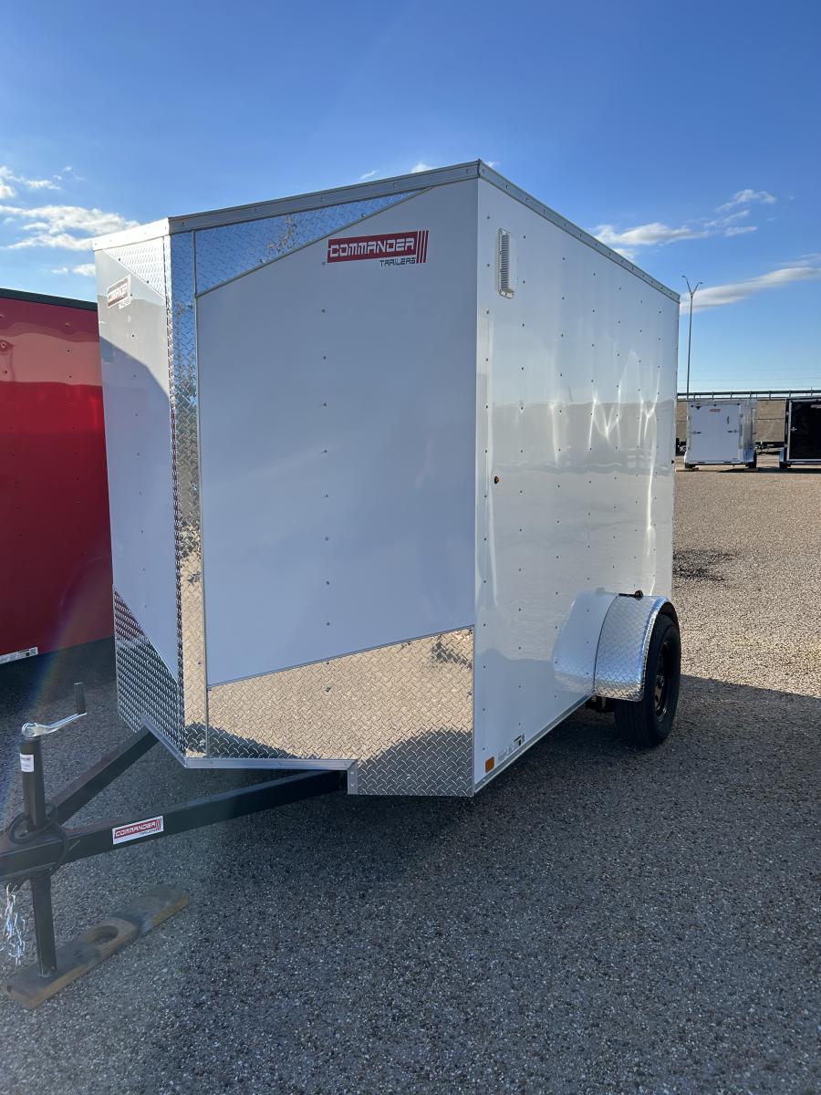 6X10 6X10 V NOSE ENCLOSED STD RAMP DOOR 3K BY CARRY ON Image 1