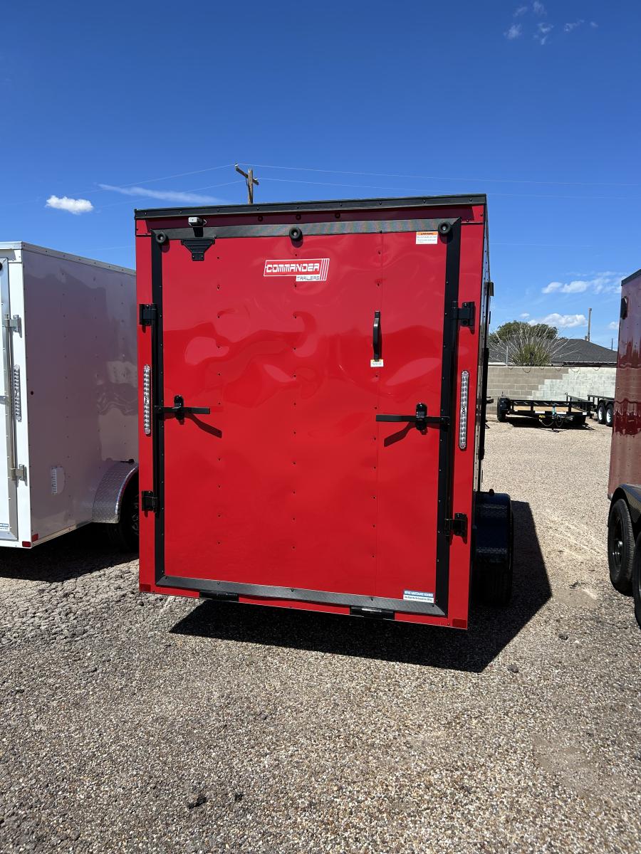 6X12 6X12 V NOSE ENCLOSED STD RAMP DOOR 3K BY CARRY ON Image 1