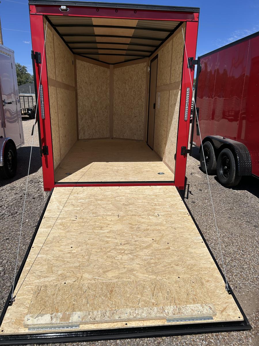 6X12 6X12 V NOSE ENCLOSED STD RAMP DOOR 3K BY CARRY ON Image 2