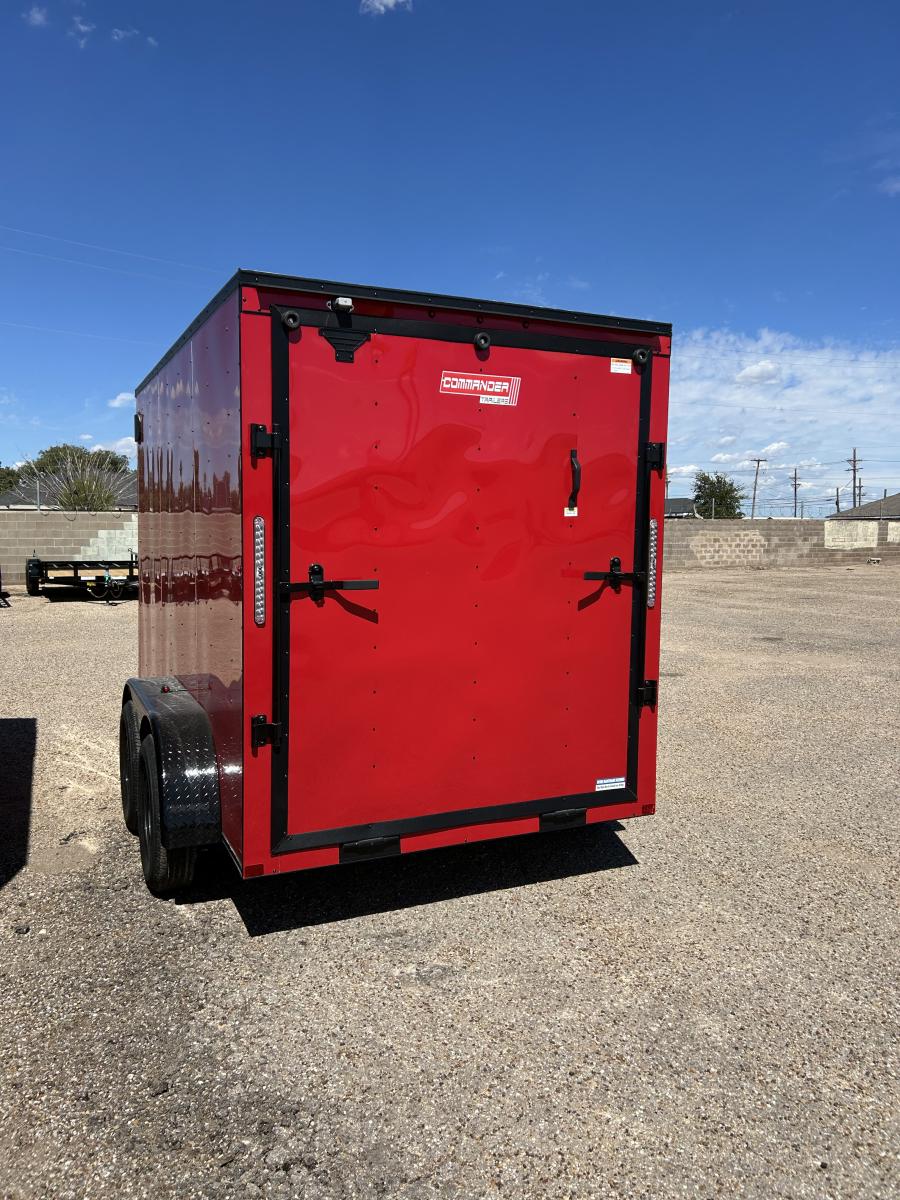 6X12 6X12 V NOSE ENCLOSED STD RAMP DOOR 7K BY CARRY ON Image 1