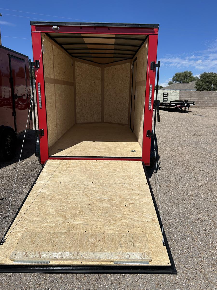 6X12 6X12 V NOSE ENCLOSED STD RAMP DOOR 7K BY CARRY ON Image 2