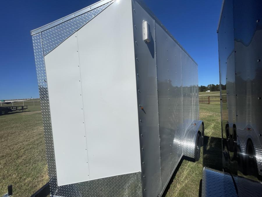 7X14 7X14 V NOSE ENCLOSED STD RAMP DOOR 7K BY CARRY ON Image 1