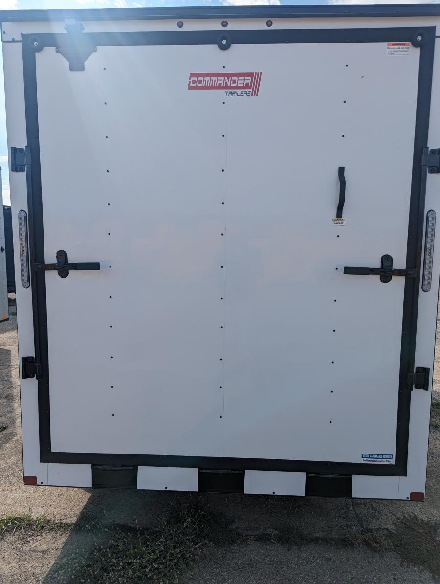 7X16 V NOSE ENCLOSED Cargo RAMP DOOR With Blackout Package Image 3