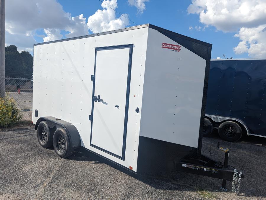 7X14 7X14 V NOSE ENCLOSED STD RAMP DOOR 7K BY CARRY ON Image 0