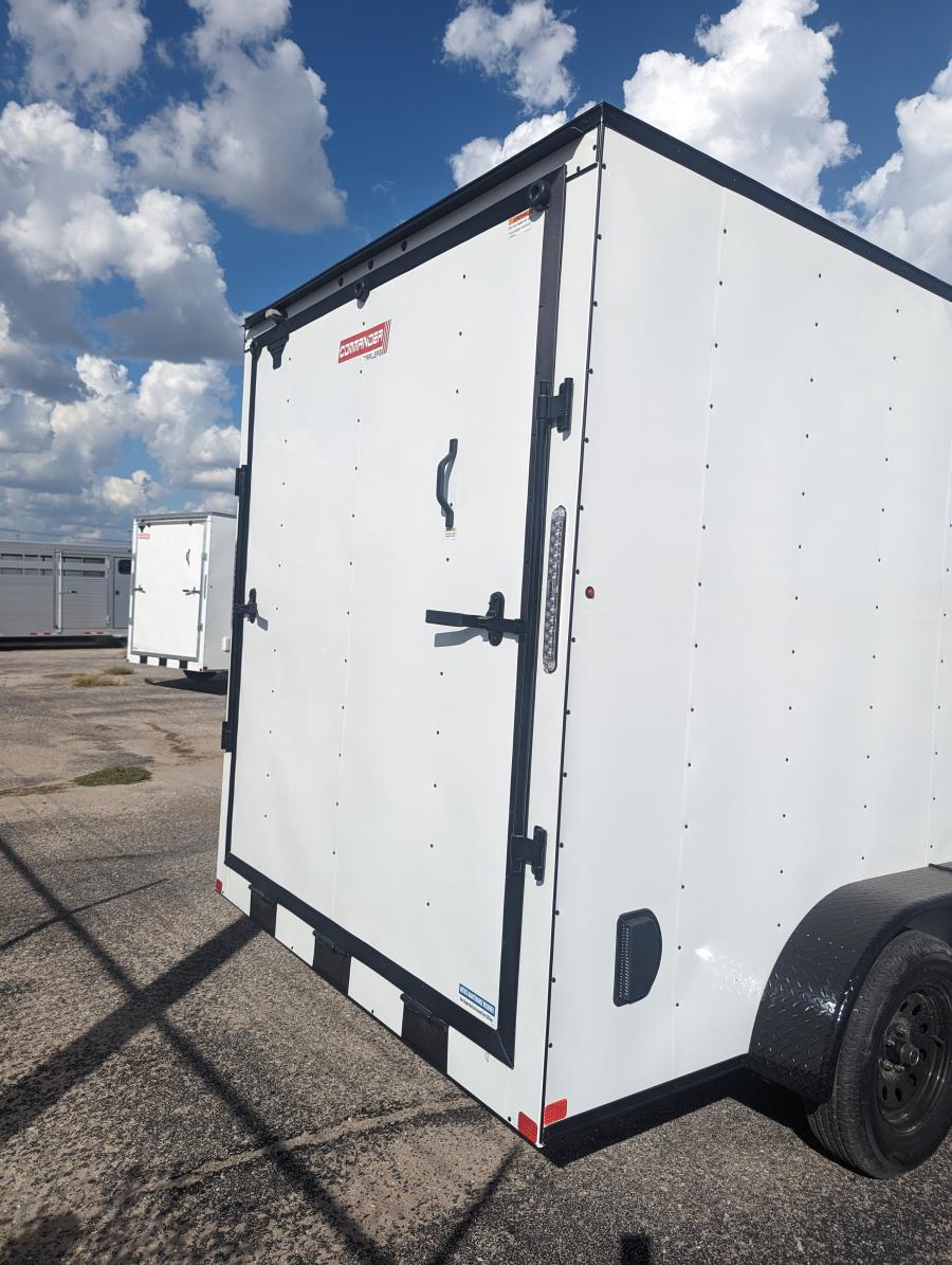 7X14 7X14 V NOSE ENCLOSED STD RAMP DOOR 7K BY CARRY ON Image 4