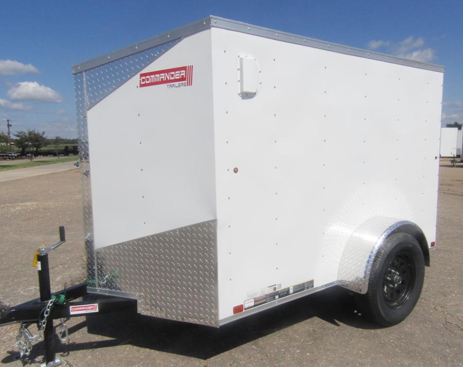 COMMANDER 5X8 V NOSE ENCLOSED, RAMP #01845 | Big Tex Trailer World