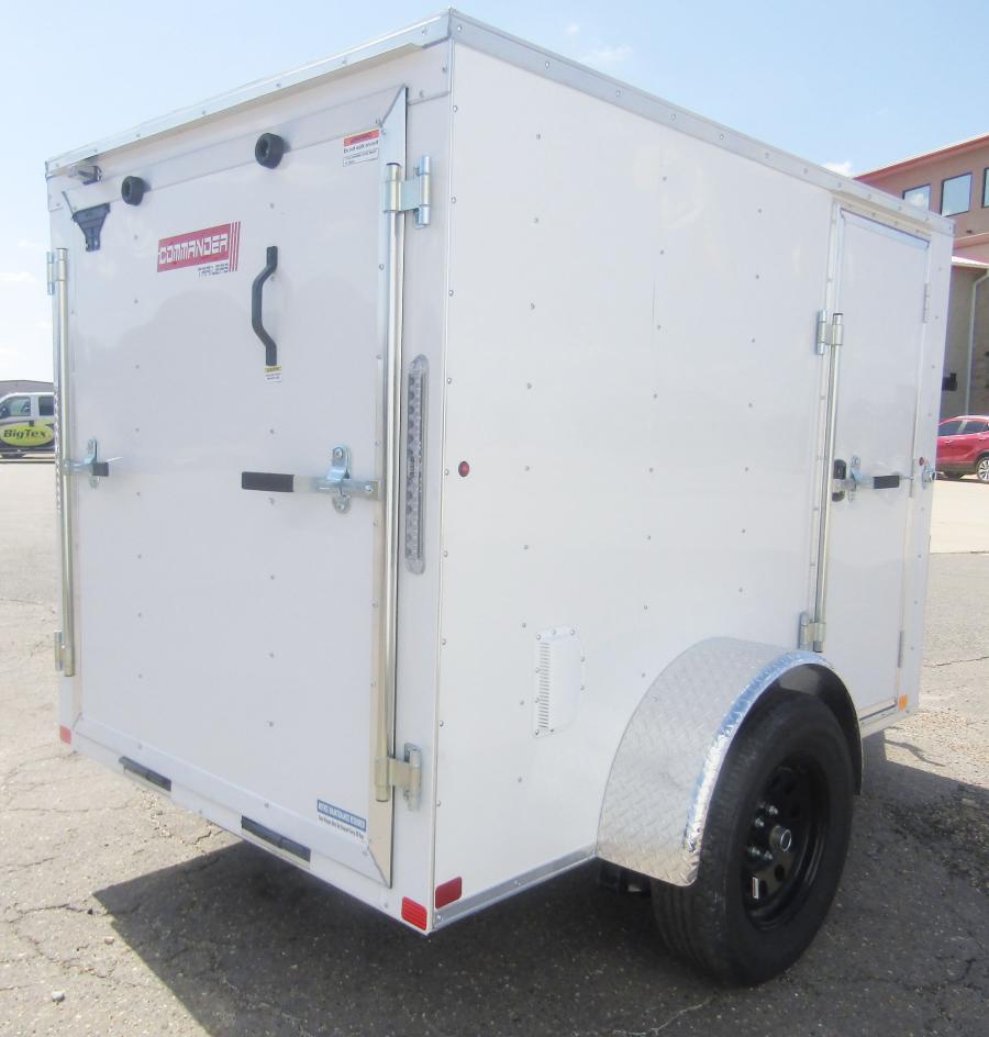 COMMANDER 5X8 V NOSE ENCLOSED, RAMP #01845 | Big Tex Trailer World