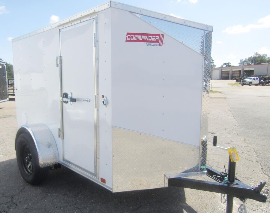 COMMANDER 5X8 V NOSE ENCLOSED, RAMP #01845 Image 7