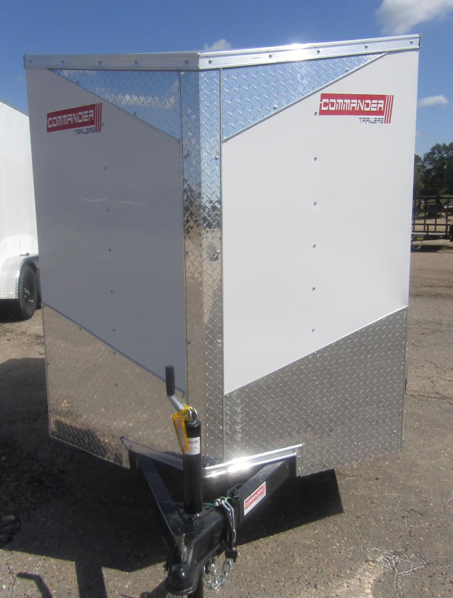 COMMANDER 5X8 V NOSE ENCLOSED, RAMP #01845 Image 8