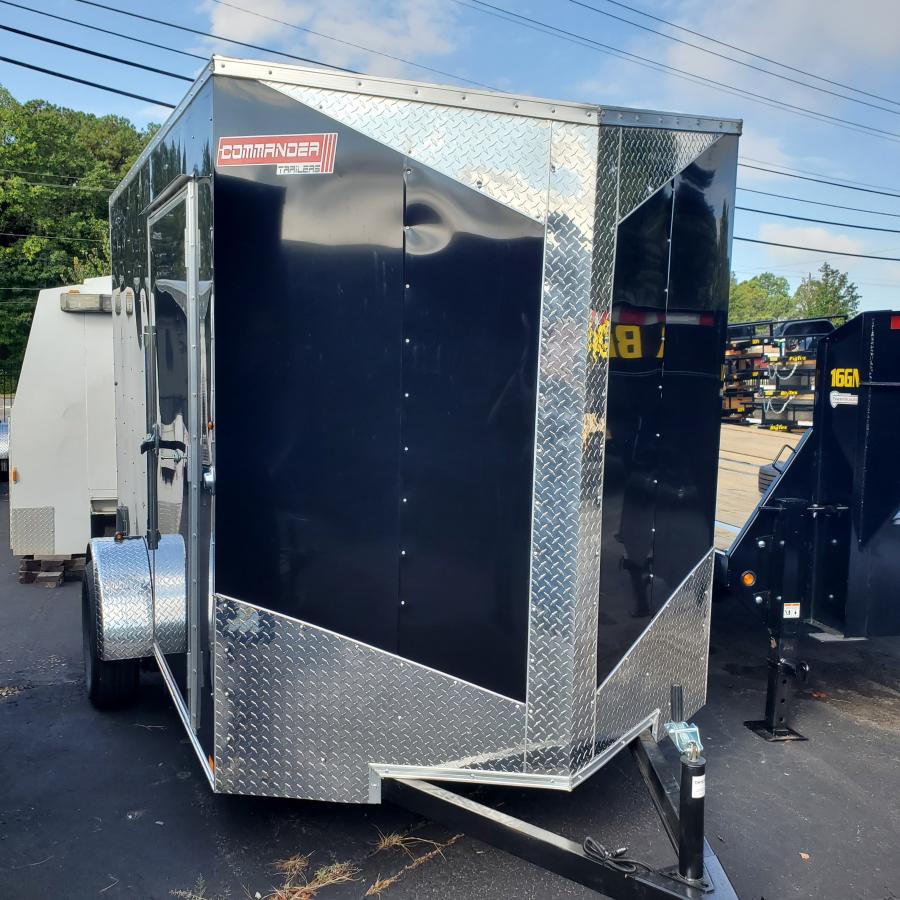 6X10 6X10 V NOSE ENCLOSED STD RAMP DOOR 3K BY CARRY ON Image 0