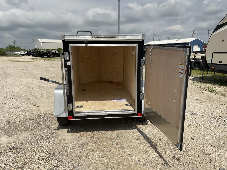 RDLX RDLX 4 x 6 SA FLAT TOP WEDG ENCLOSED TRAILER BY RC Image 1