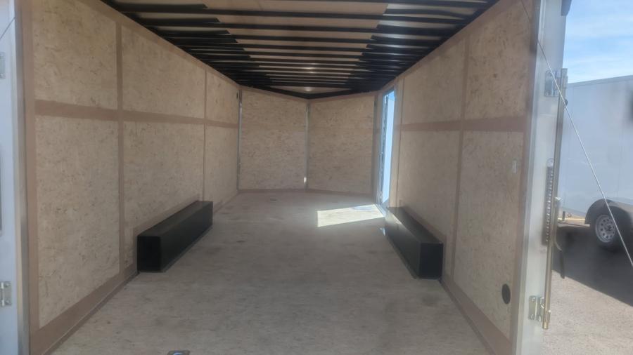 RDLX RDLX 85 x 20 TA FLAT TOP WED ENCLOSED TRAILER BY RC Image 0