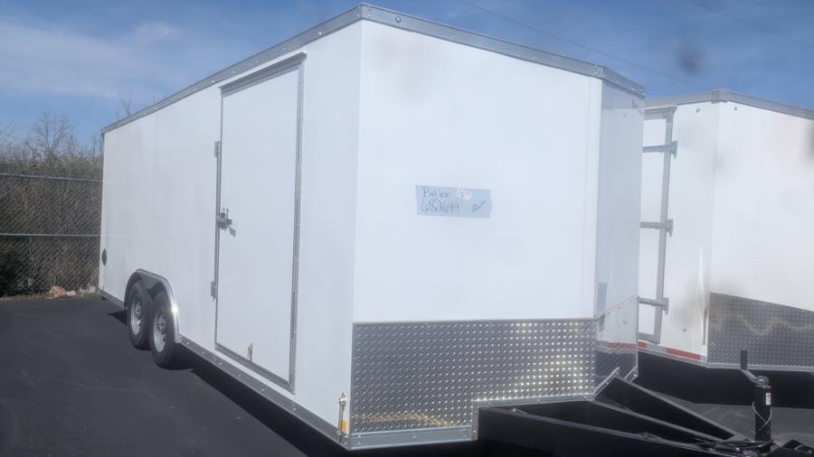 RDLX RDLX 85 x 20 TA FLAT TOP WED ENCLOSED TRAILER BY RC Image 2
