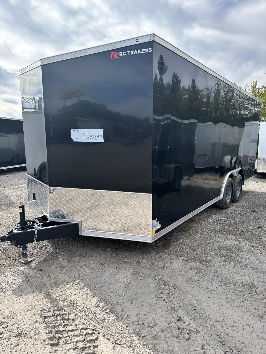 RDLX RDLX 85 x 20 TA FLAT TOP WED ENCLOSED TRAILER BY RC Image 0