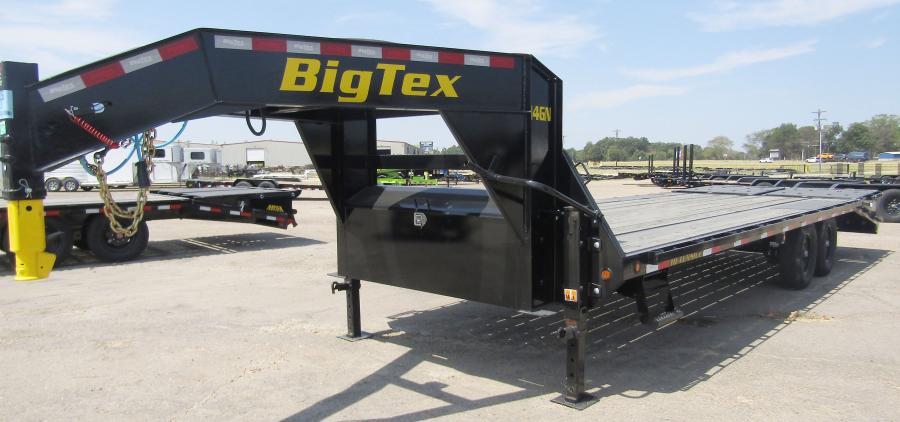 Big Tex 14GN, Gooseneck, 102" x 25', 15.9K, Dovetail, Mega Ramps Image 4